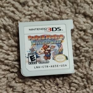 Nintendo 3DS Paper Mario: Sticker Star Cartridge - White